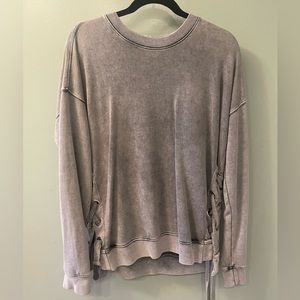 All Saints Tie Up Sweater